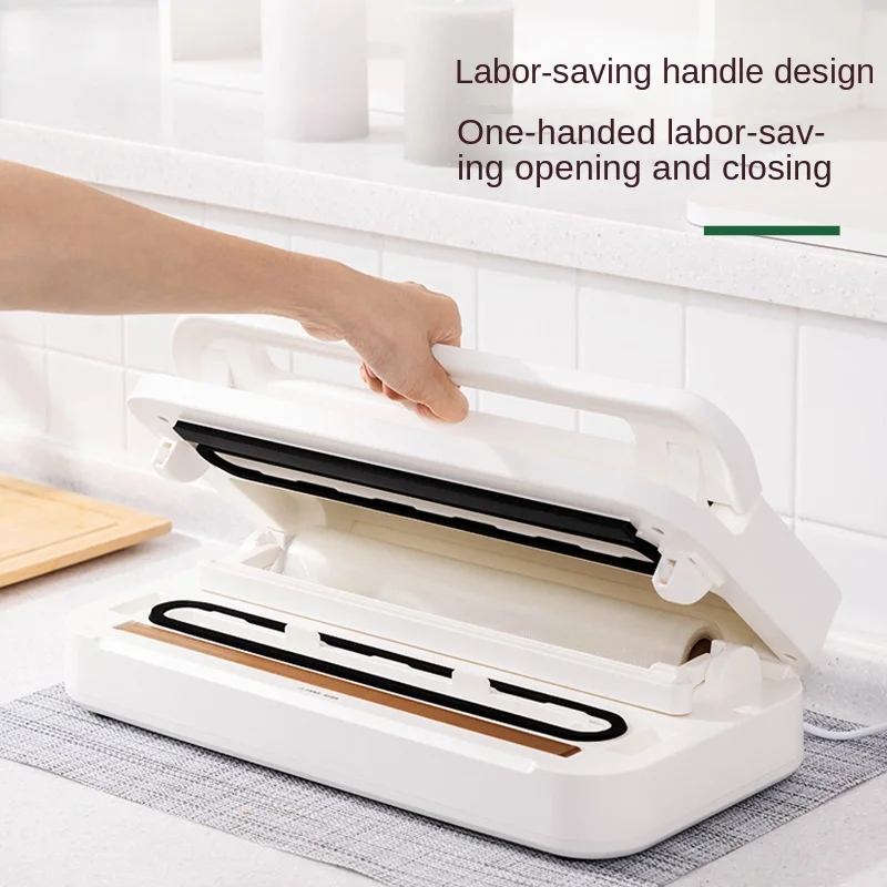 Deli  LM666 household/Commercial  Vacuum Packaging Machine Household Fresh Compression Food Packaging Office Equipment