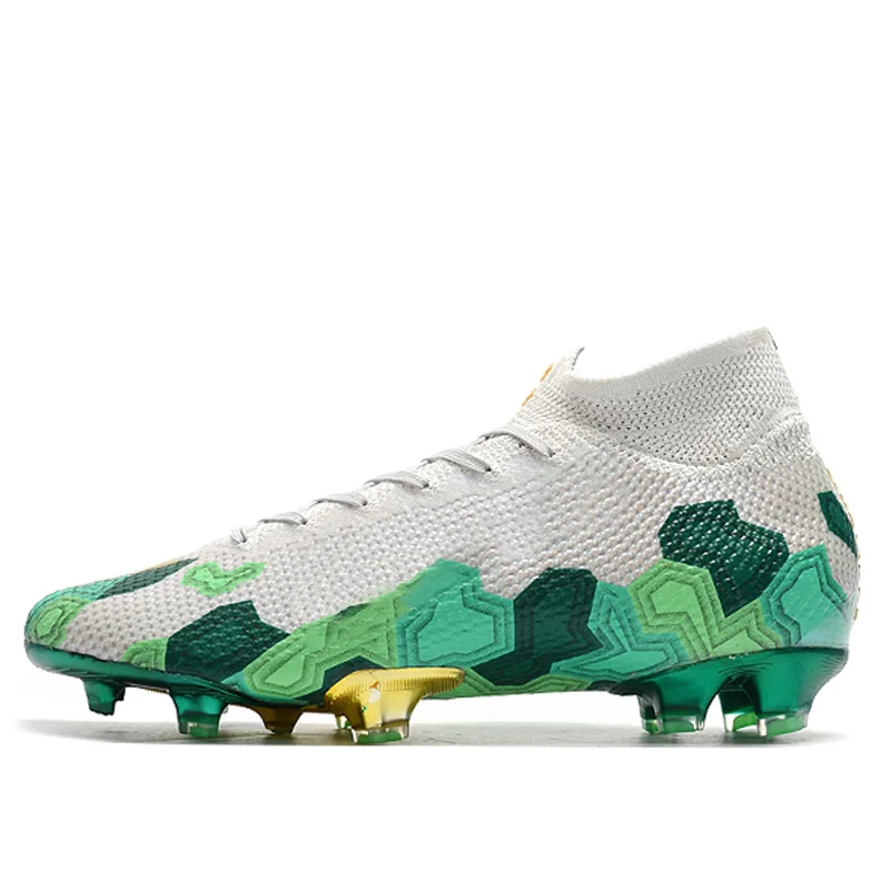 High Ankle Soccer Shoes Most Popular Design Training Football Quality Turf Cleats Low MOQ OEM