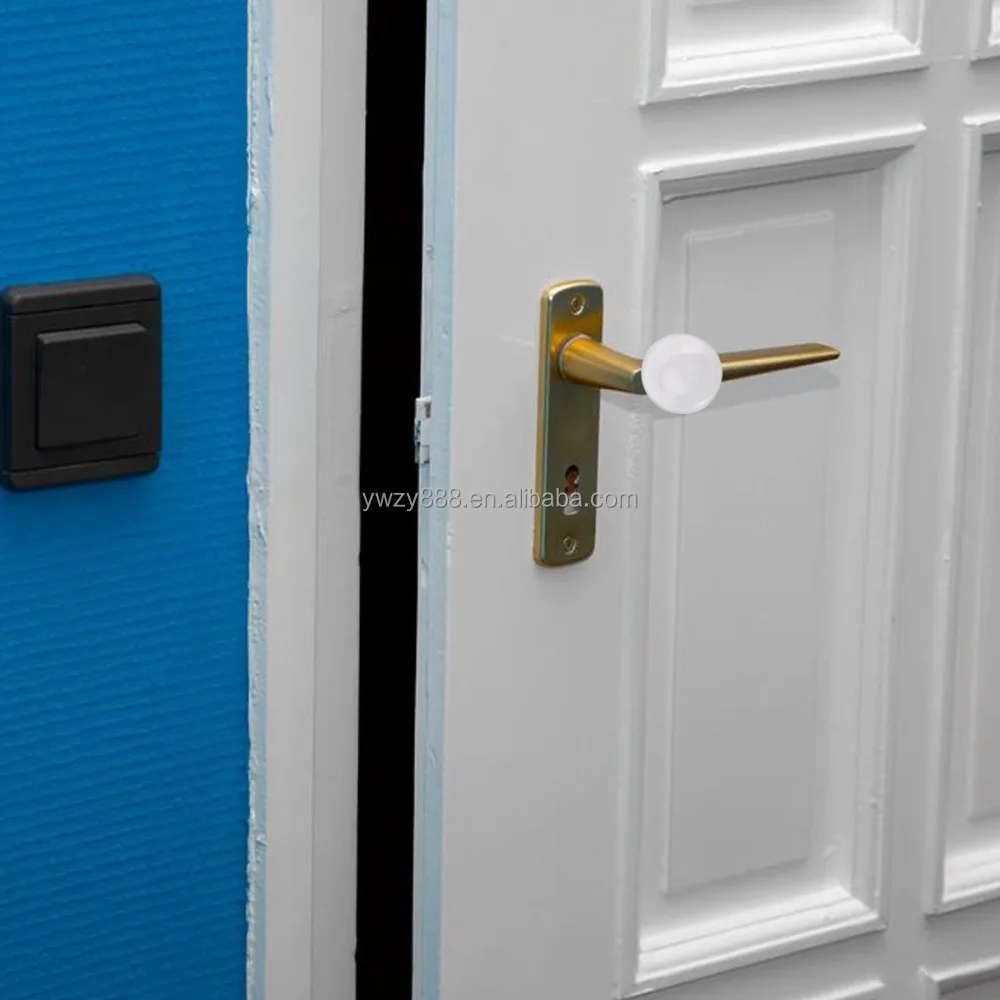 The Silicone Thickened wall sticker behind the door silent anti-collision door lock protective silicone door rear anti-collisi