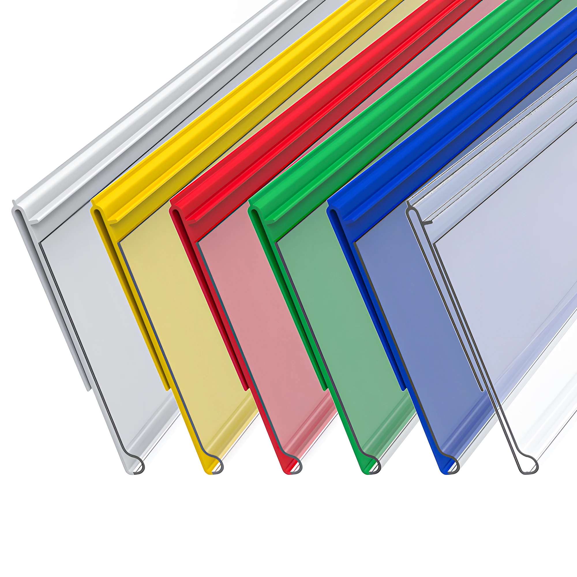 Supermarket Shelf Label Holder Price Card Strip Signature Strip Plastic Data Strip