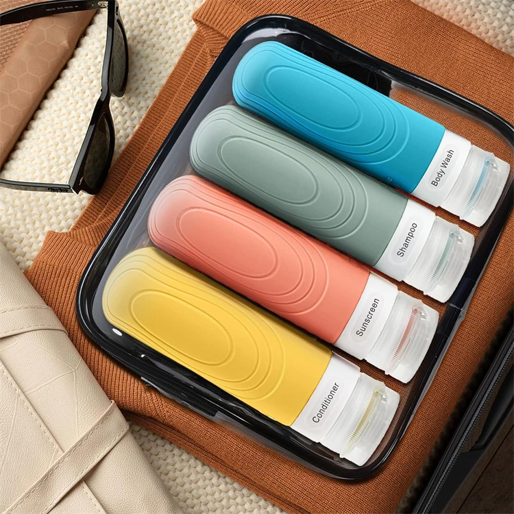 Portable Leak-Proof Split Cosmetic Travel Kits Essentials Essentials for On-The-Go Makeup Storage