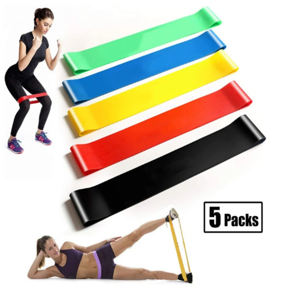 Pilates Training Latex Resistance Bands Hip Stretch Resistance Loop Exercise Bands