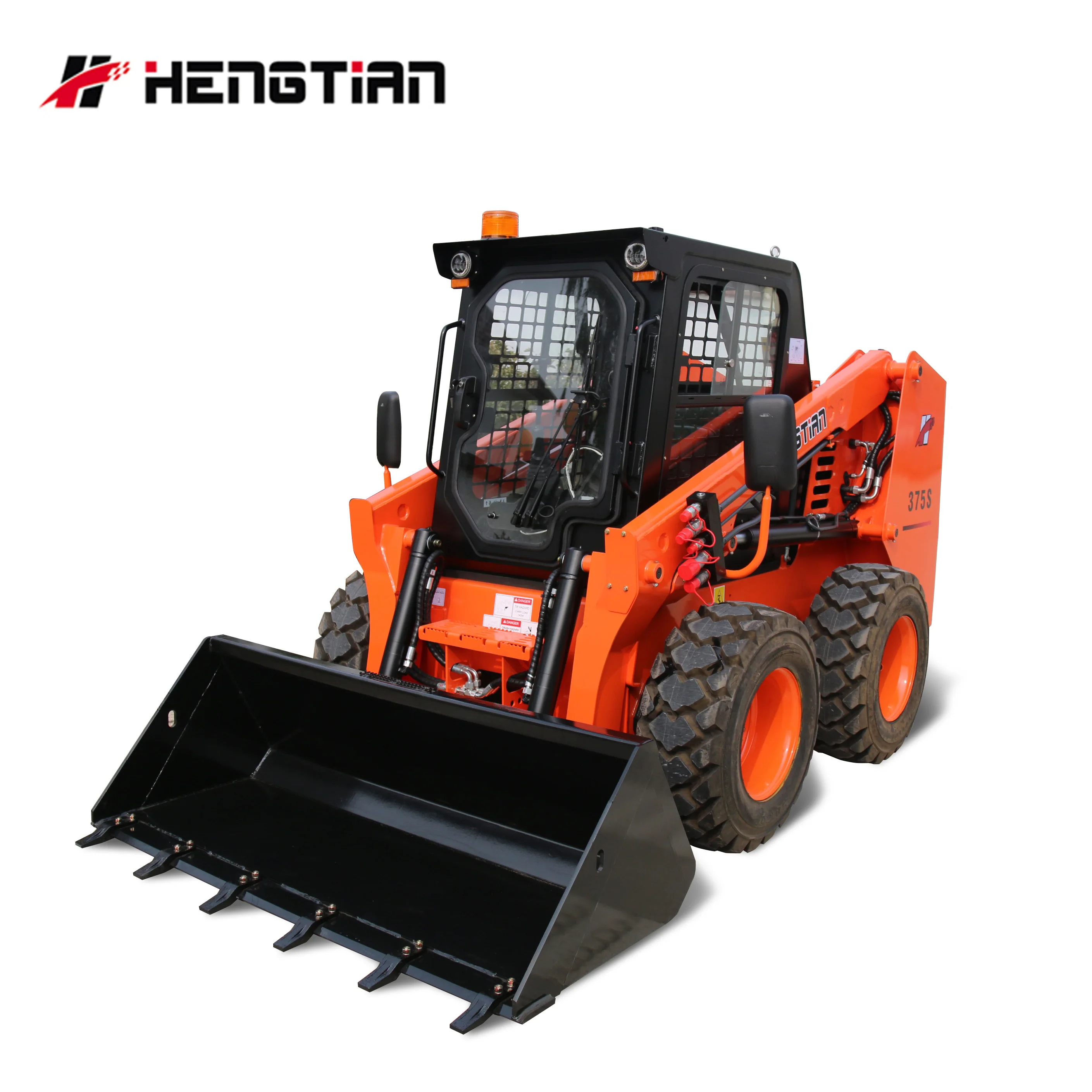 Китай hengtian низкая цена 1000 кг гидравлический джойстик TY375S погрузчик с бортовым поворотом кабиной опционально