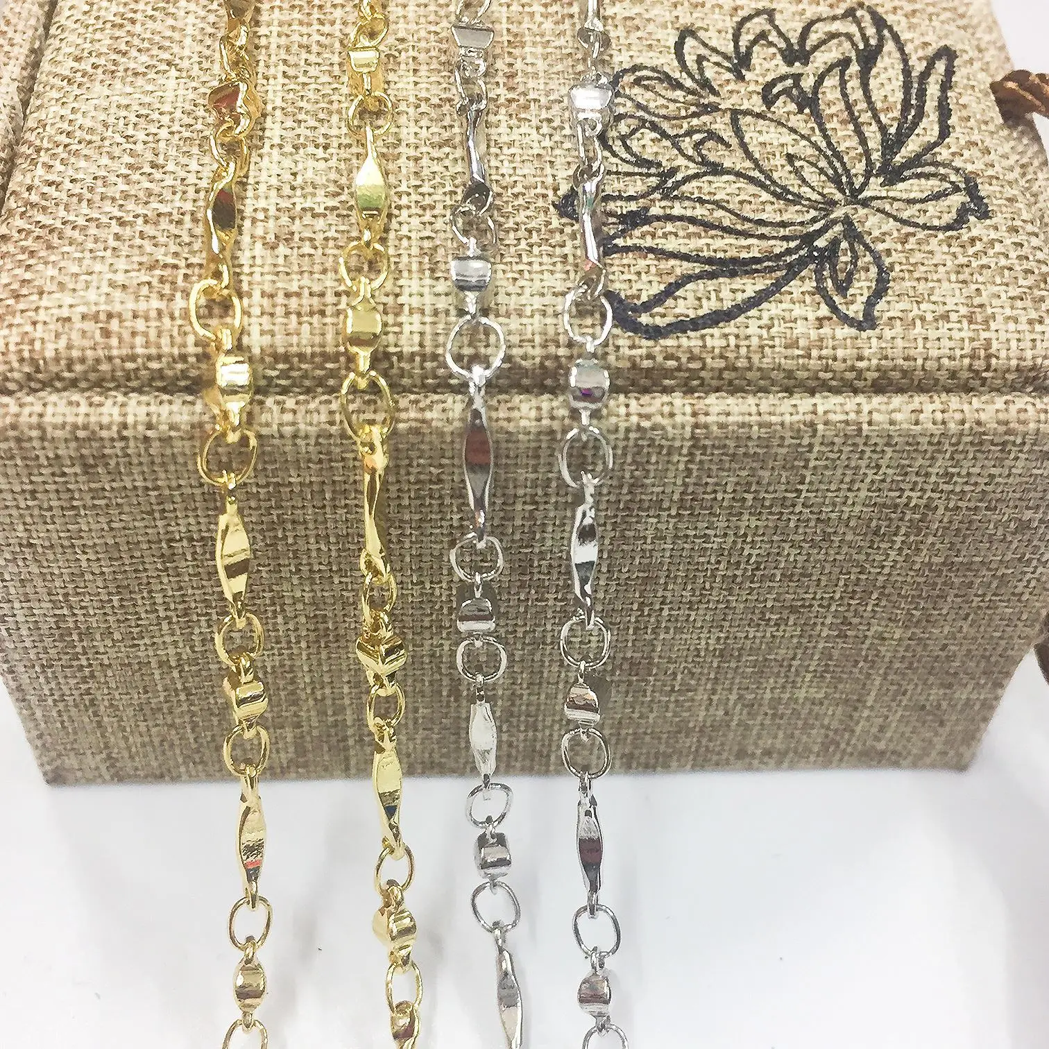 NANA high quality 18k italian gold plated chain,large brass gold chain