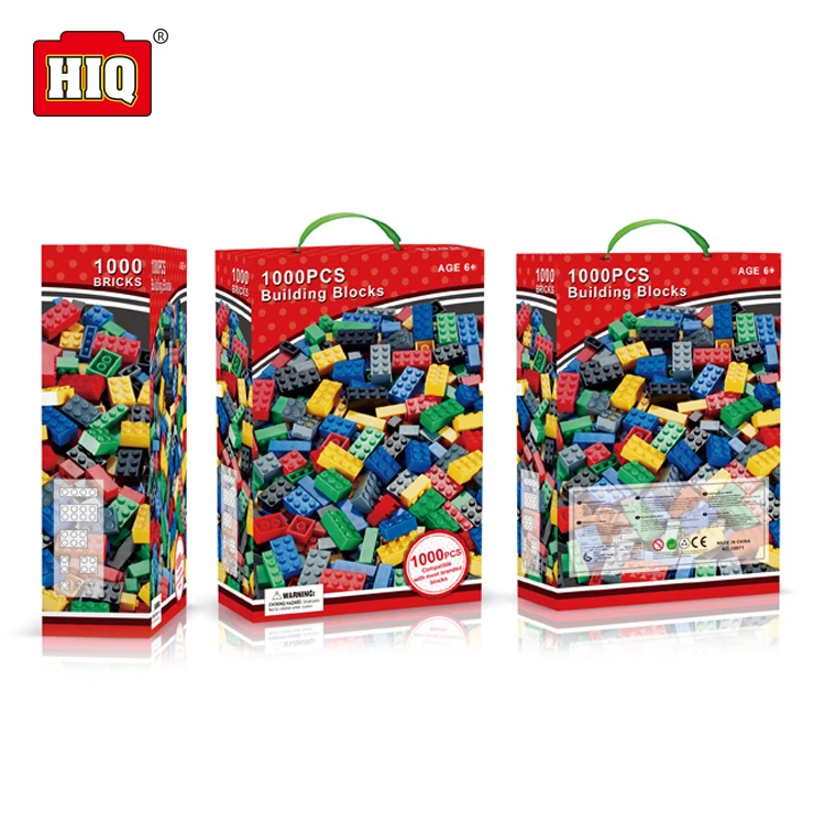 Hot Selling diy ABS plastic toys building blocks 1000pcs