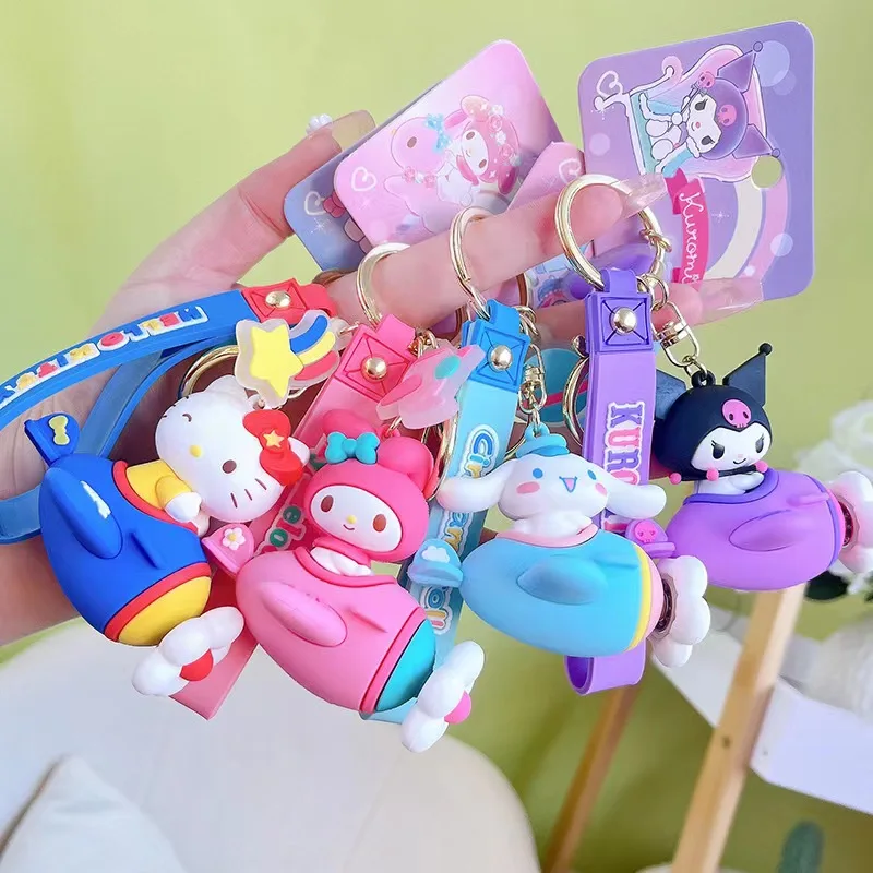 36 стилей милый Kuromi Melody Sanrioed брелок Kawaii Милая женская сумка Подвеска sanrioed оптом