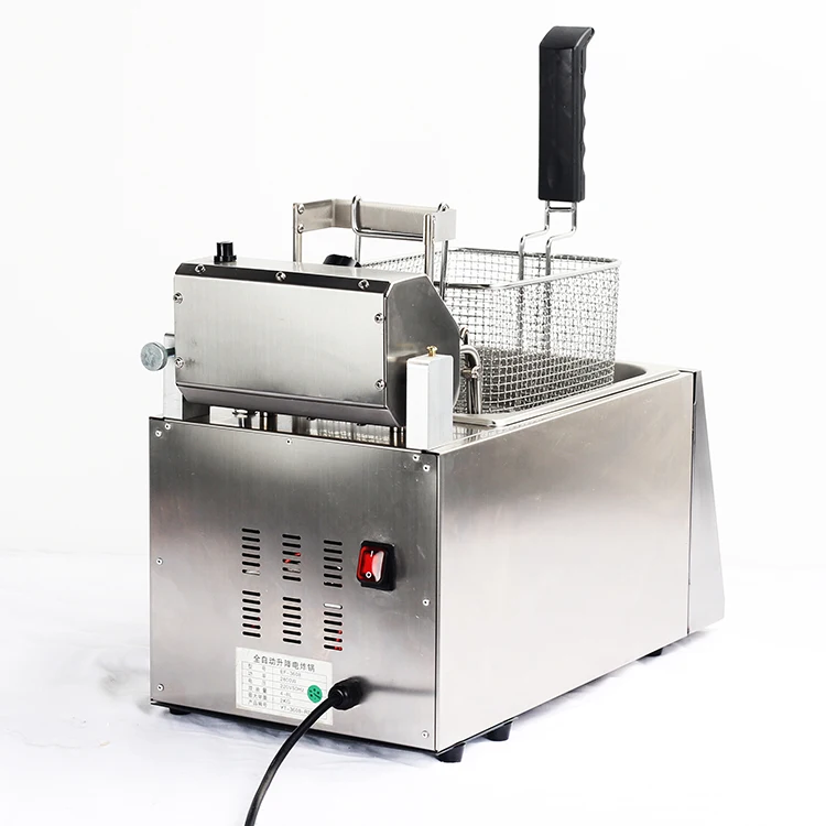 
Automatic lifting electric frying pan Commercial Temperature Control deep fryer for KFC Hotel Fast food Restaurant Snack Bar 