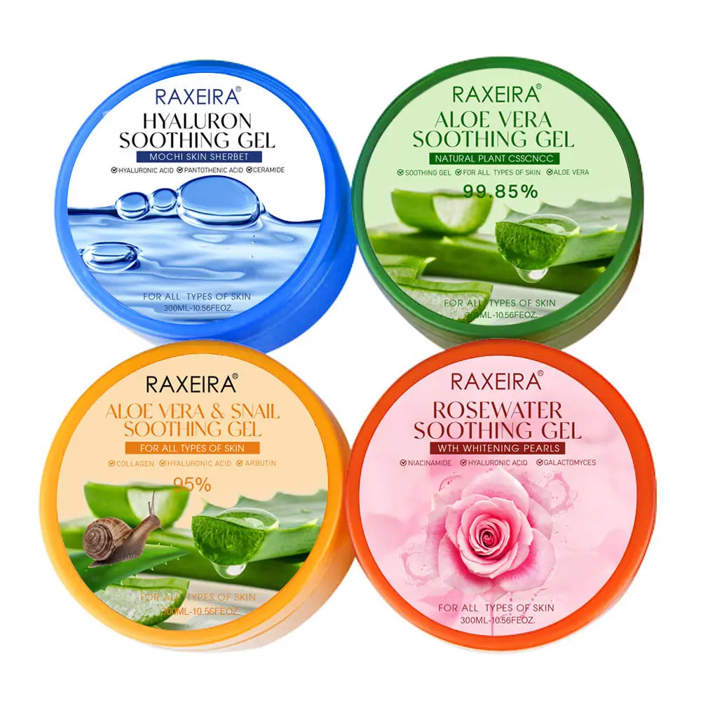 Private Label Moisturizing Soothing Skin Glow 100% Pure Natural Aloe Vera Gel