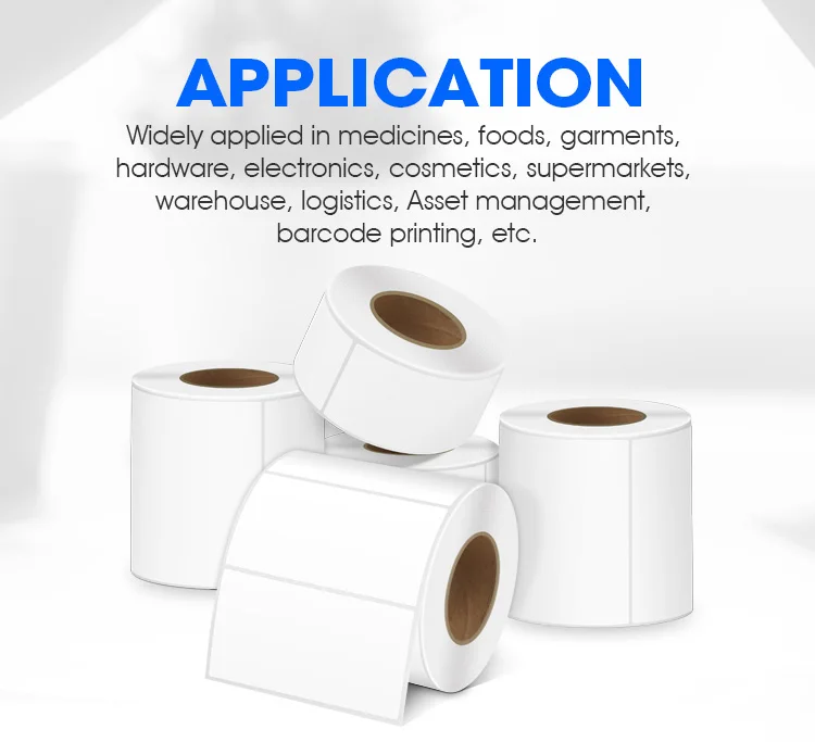 China manufacturer direct supply self adhesive 4x6 inch shipping labels in roll 100mm x 150mm