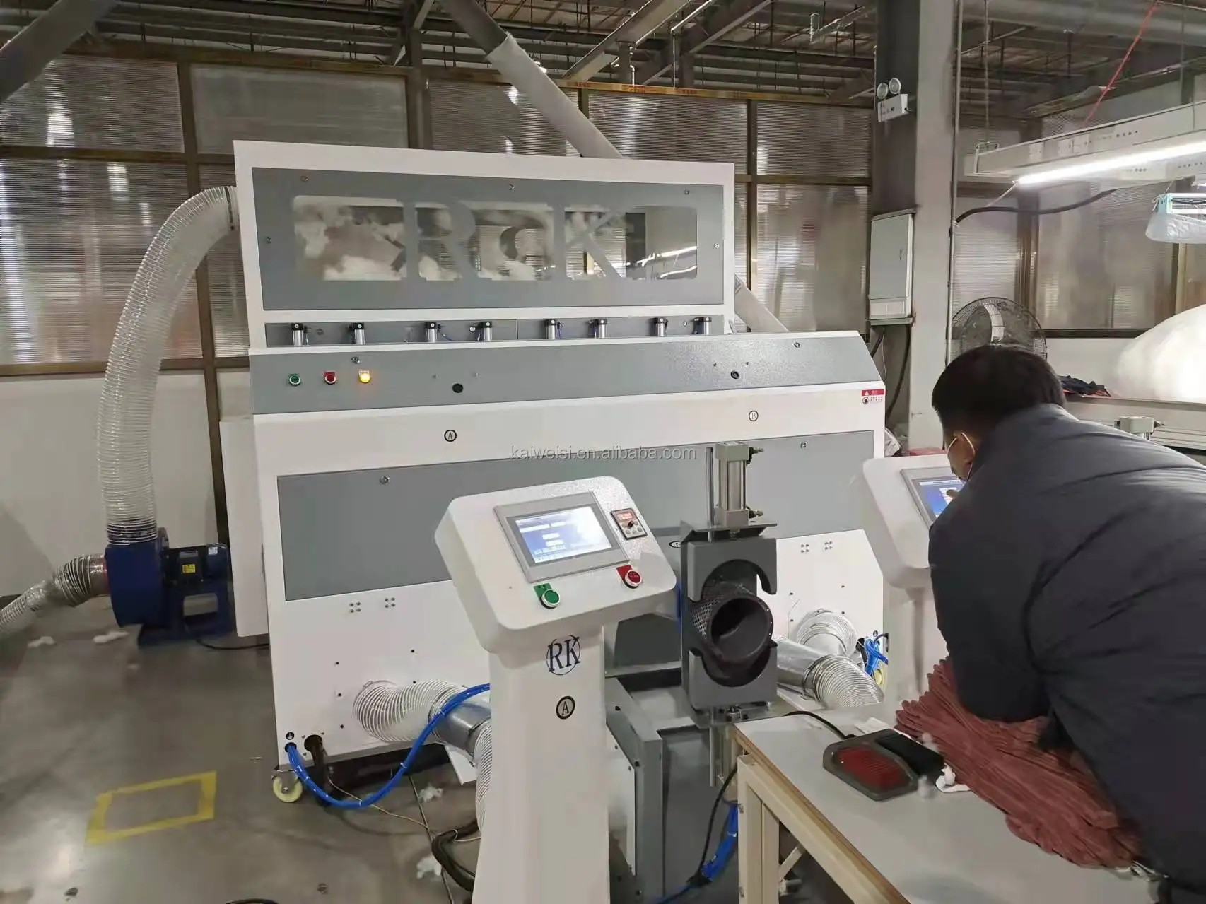 china KIVIS Good Quality Comfortable Down Feather Quilt Filling Machine