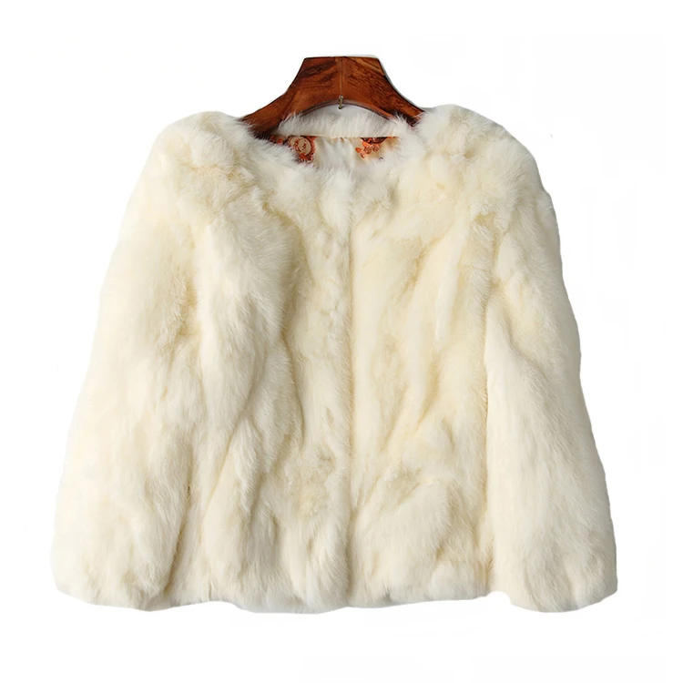 
Wholesale Real Rex Rabbit Fur Coat For Women 