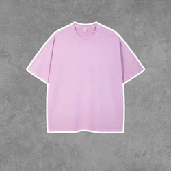 Factory Wholesale Oversized Unisex Heavyweight 100% Cotton Tshirts Hip Hop Vintage Washed Fashion Blank T Shirts
