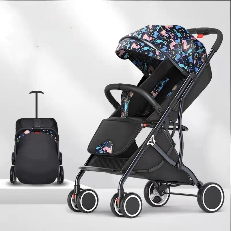 Cheap Price Shockproof One Handed Folding Baby Trolley Lightweight Stroller one key folding