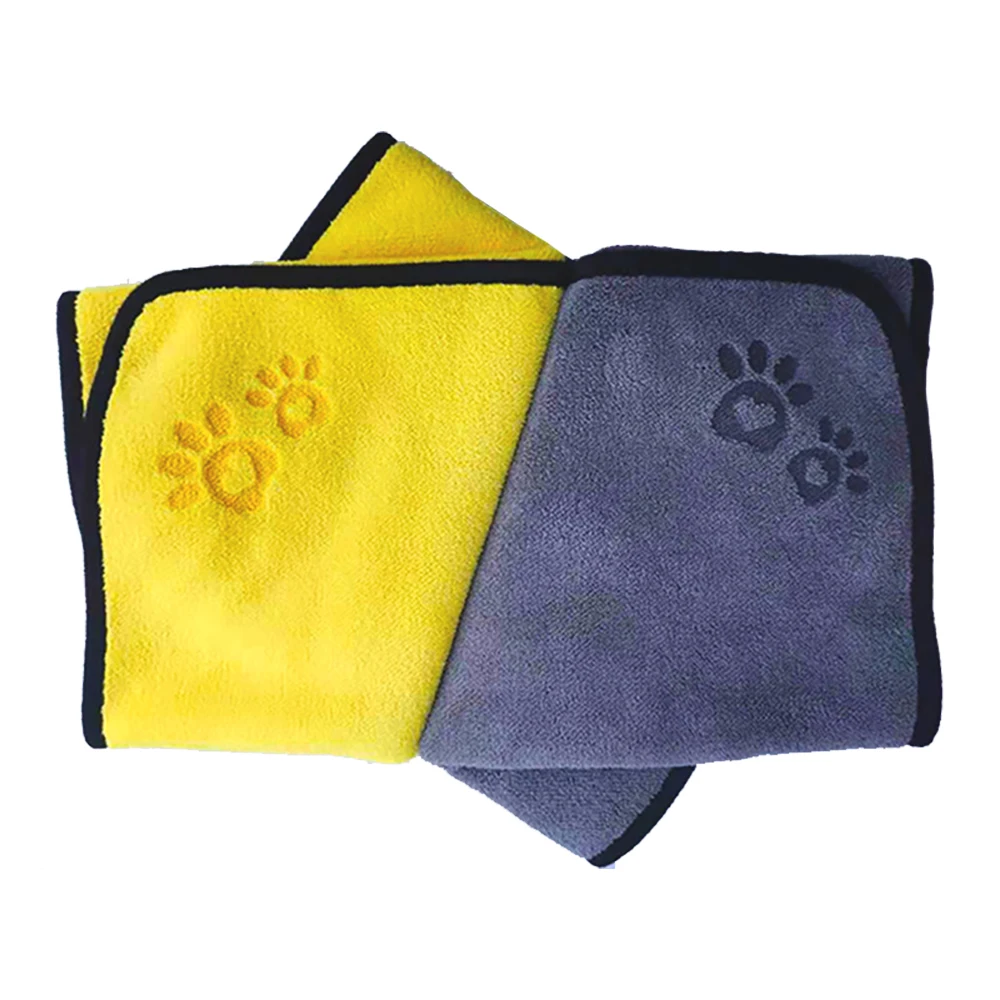 2022 Pet Towel Absorbent Pet Dog Cat Fast Drying Towel Large Pet Hair Drying Towel