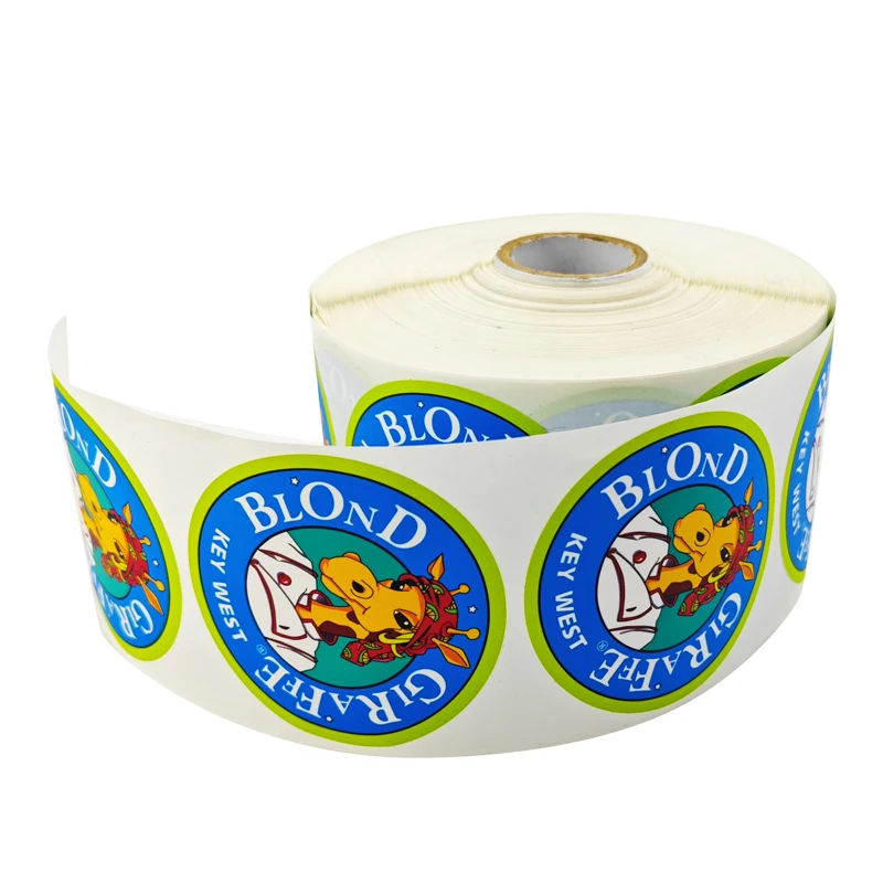 Custom Printed Logo Stickers Waterproof Design Chinese Factory Fashion Brand Packaging Labels Printing Services