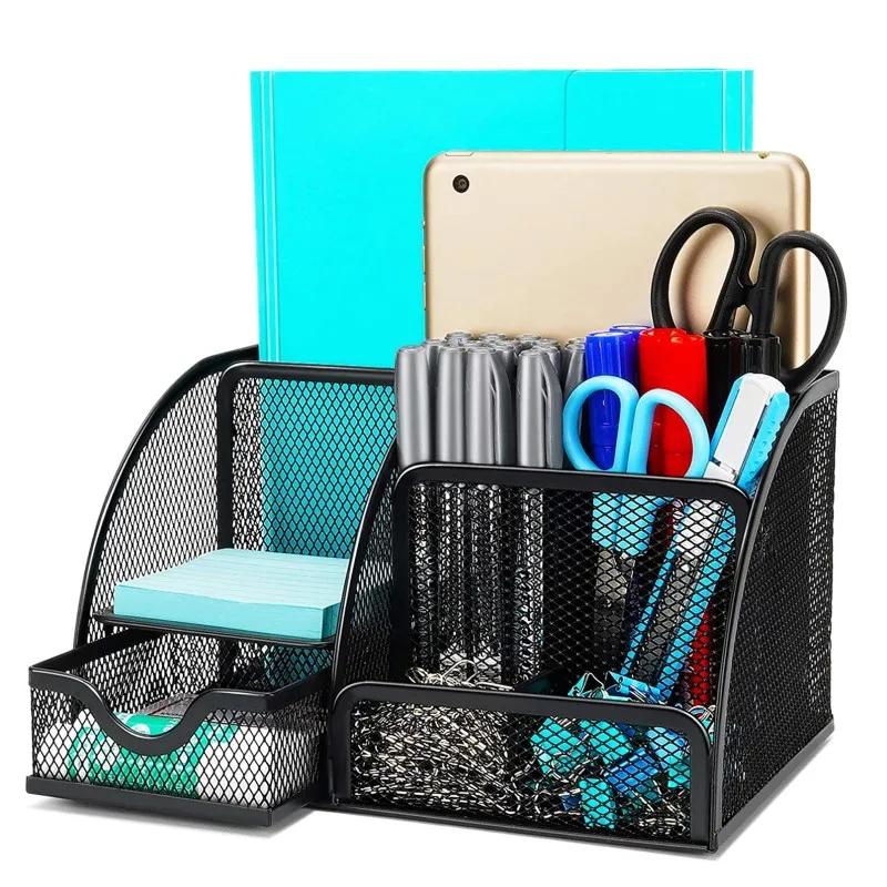 Best Hot Sale Cheapest 6 Compartments Drawer  Office Desk Organizer The Mesh Collection desk organizer