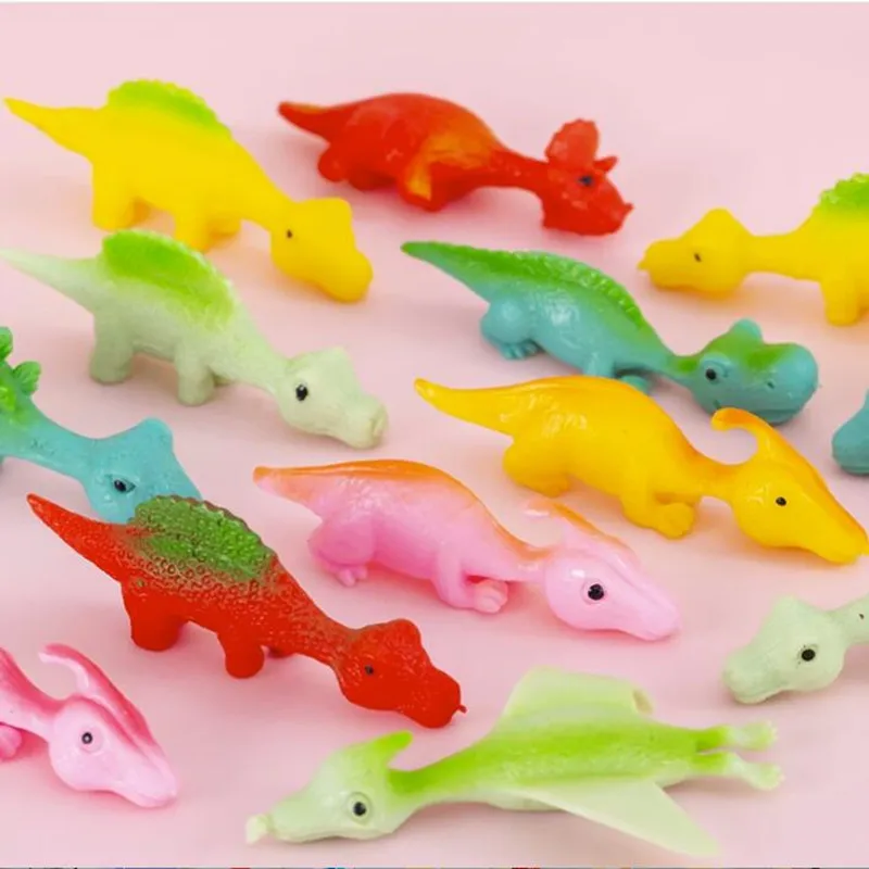 Flying Chicken Slingshot Flicking Rubber Chickens Sling Shot Funny Gag Gifts for Kids Adult Party Novelties