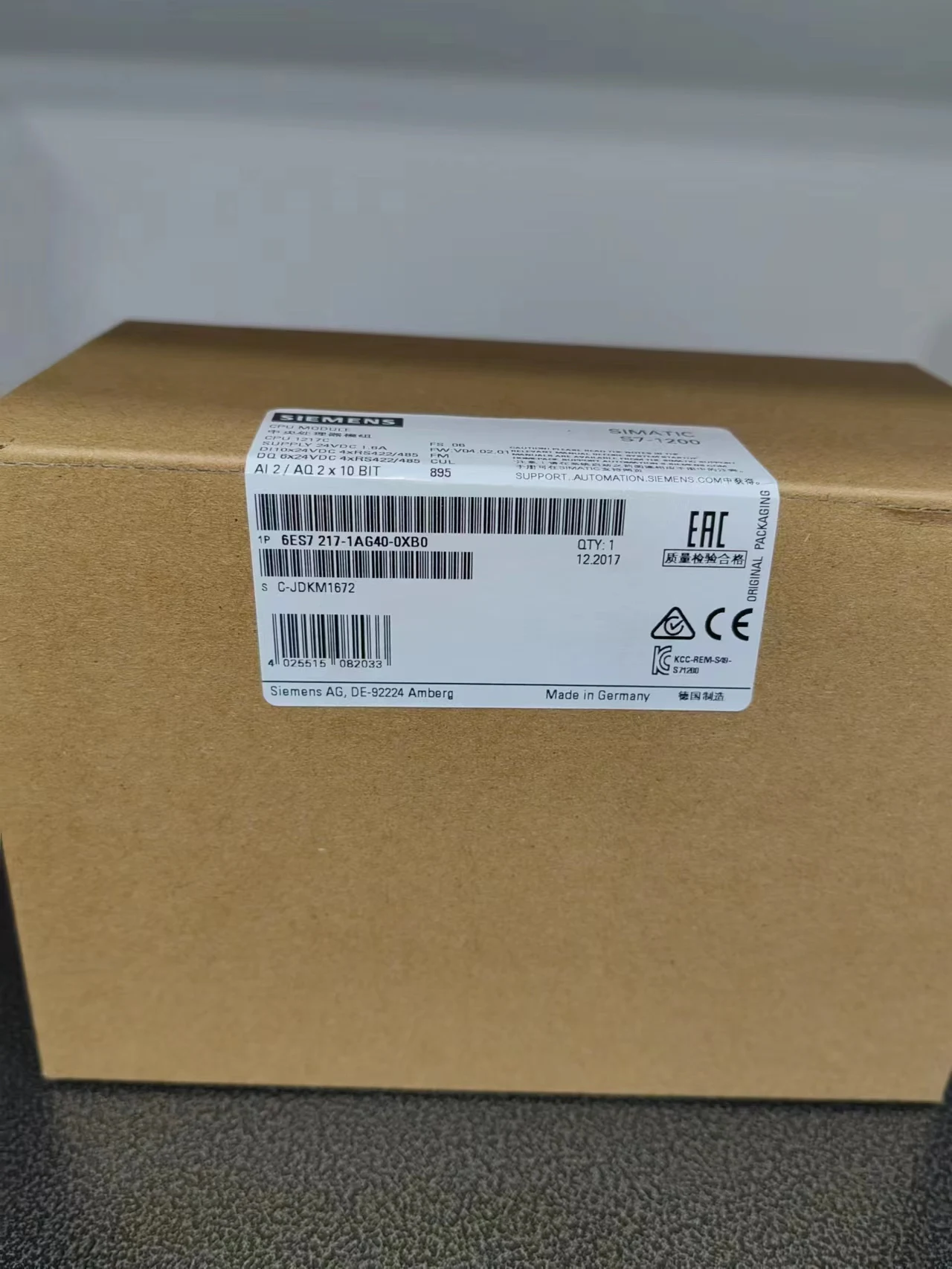 PLC Controller New Original Warehouse Stock 6ES7414-5HM06-0AB0 Siemens plc s7-400 SIMATIC S7-400H CPU 414-5H 6ES74145HM060AB0