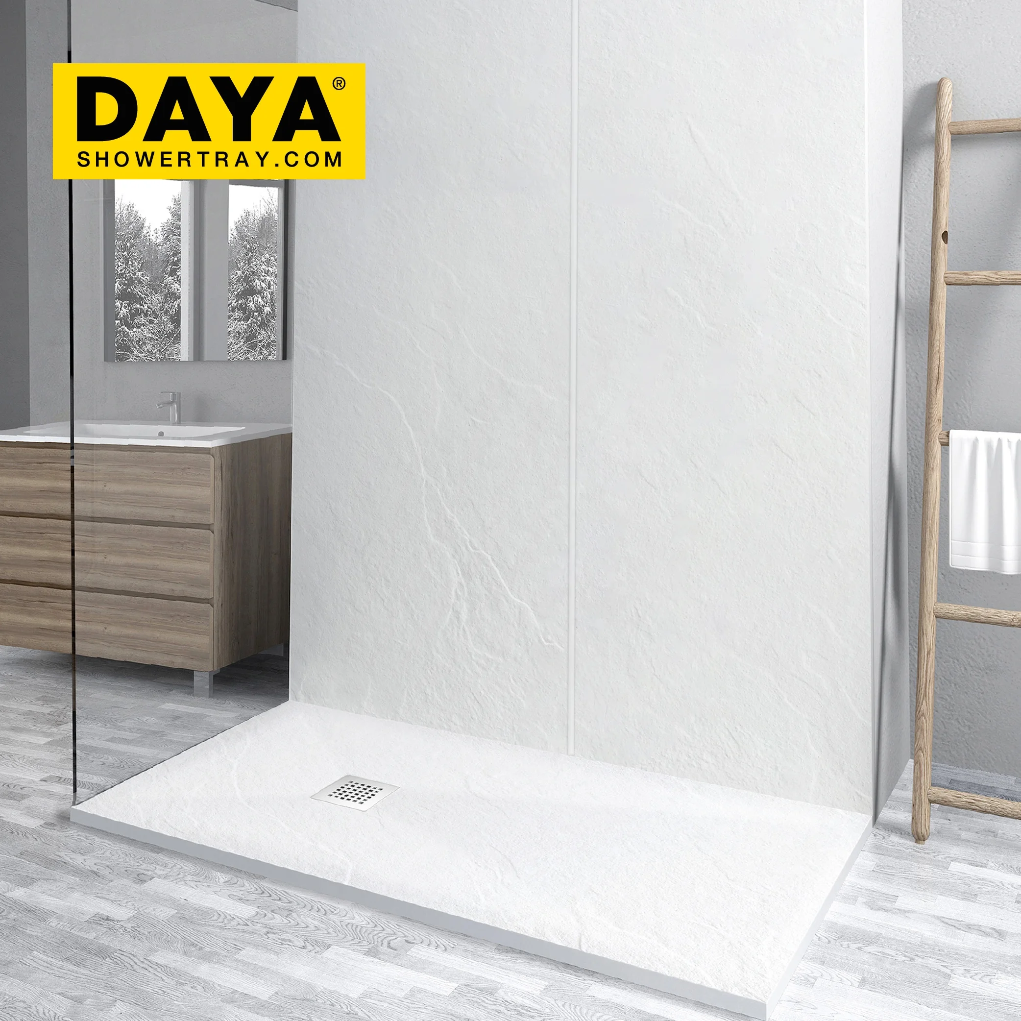 European rebuilt construction repair wash bathroom panel wall board