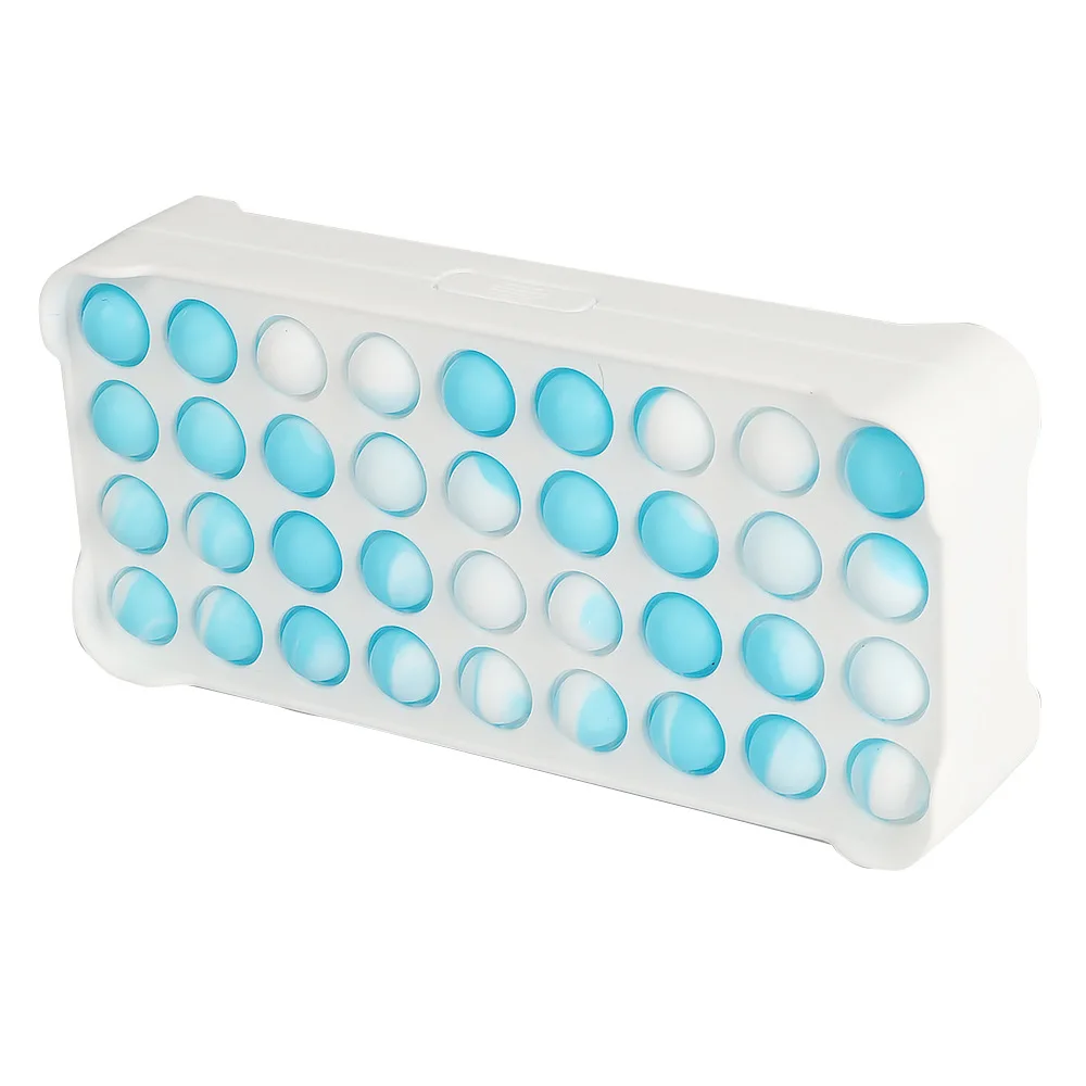 Оптовая продажа цена поп-пузырь силиконовый пенал, встроенный в транспортное средство пенал сумка сенсорные тарелочки беспокойная игрушка