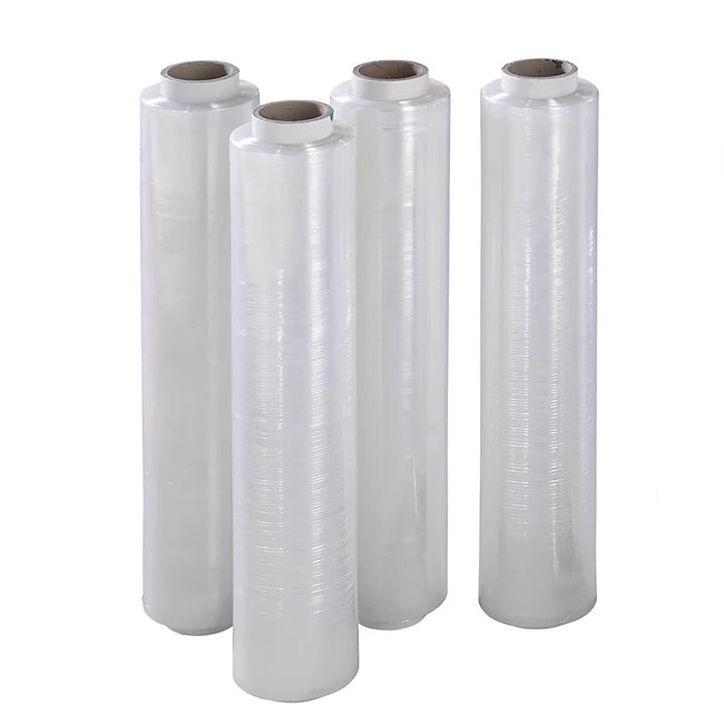 good price plastic pallet stretch wrap film customized stretch wrap transparent pallet wrap film pe stretch film