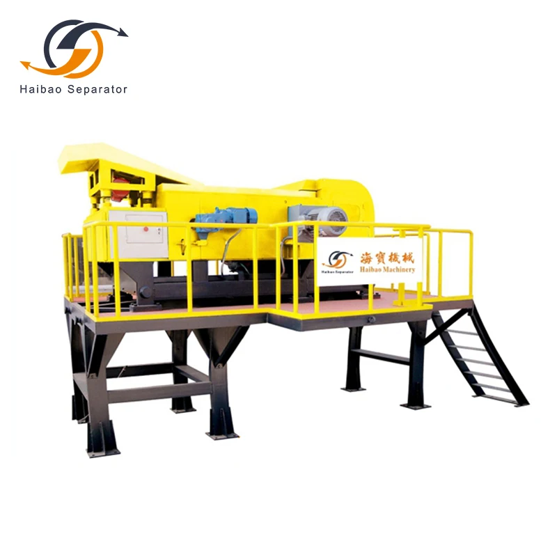 NIR optical sorter separates plastic, cardboard, metal, copper, aluminum, iron, stainless steel waste recycling machine