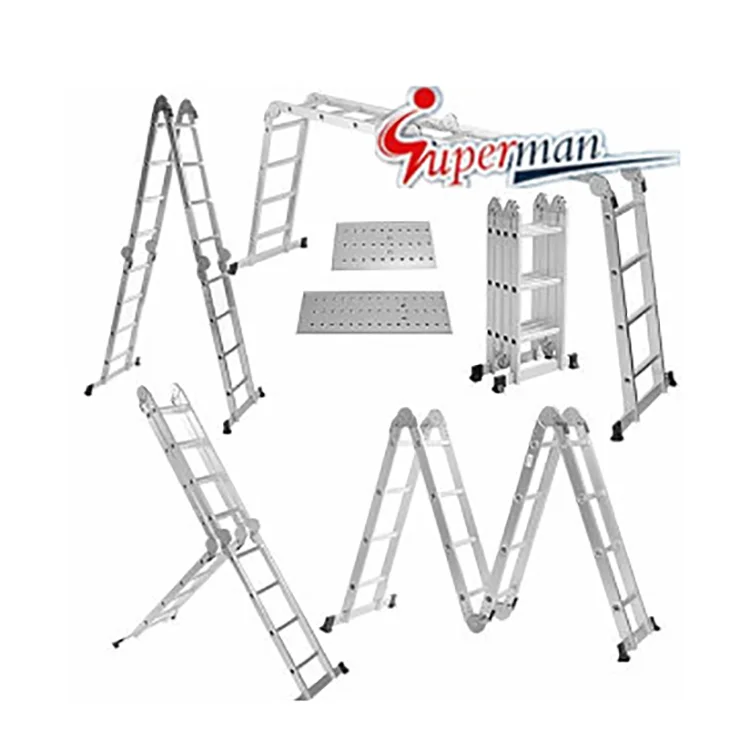 Folding Ladder Multi-function Aluminium Extension 7 in 1 Step Heavy Duty Combination aluminium ladder