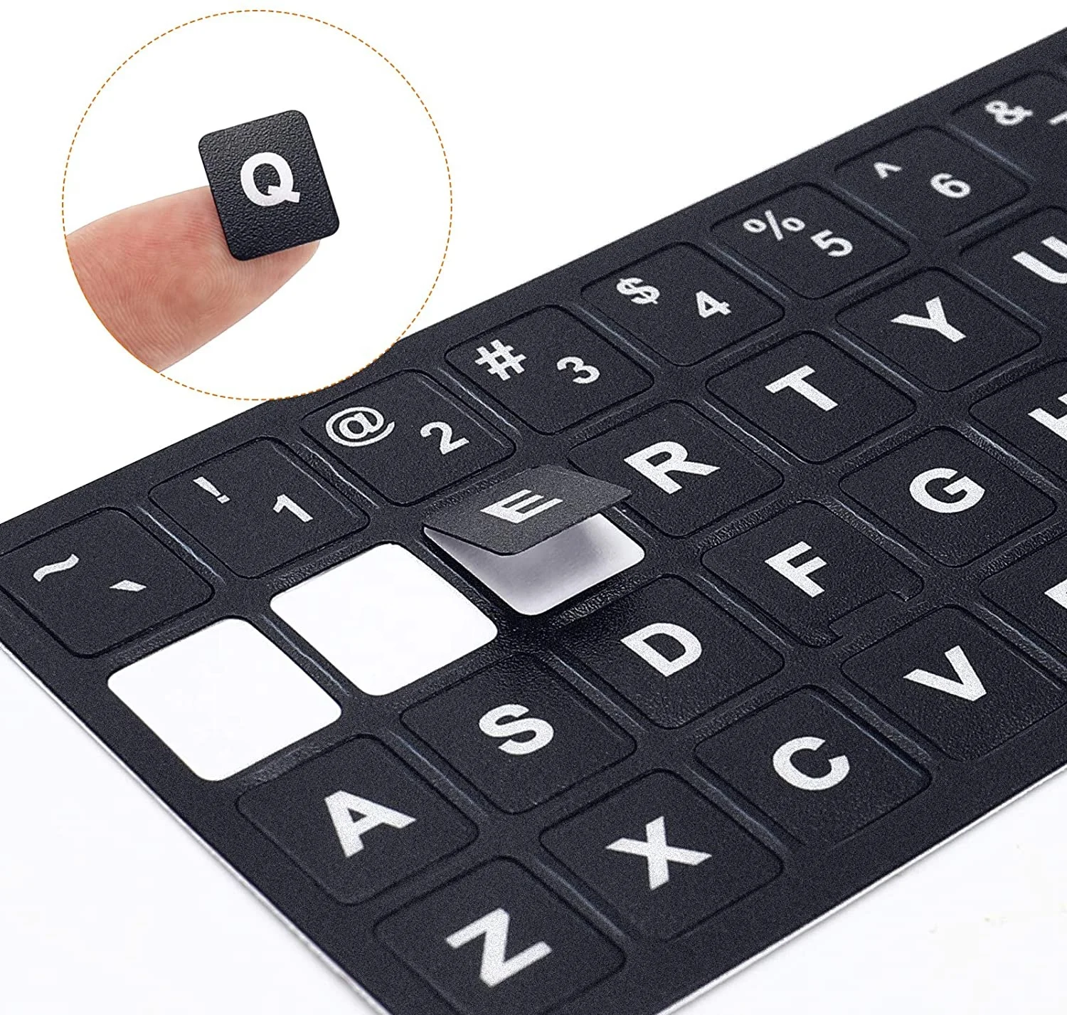 Waterproof Printed Custom Keyboard Sticker Laptop Computer Full Colors Letter Anime Custom Vinyl Stickers for Keyboards