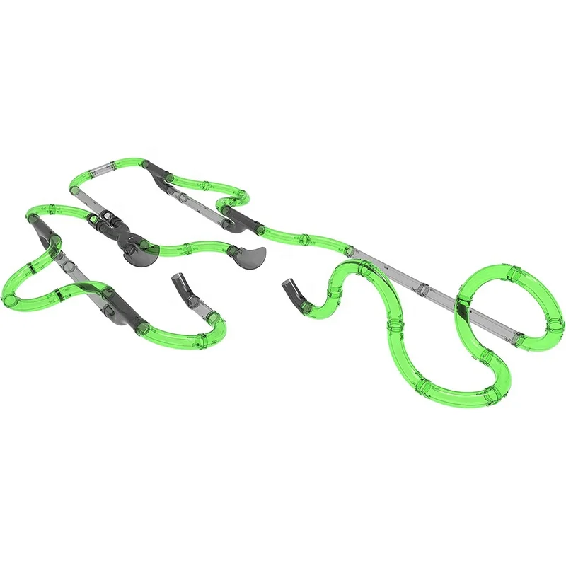 Children 2024 Gifts Pipeline Racing Track Electronic Toys Build Race Loop Modular Circuit Tubes High Speed RC Car