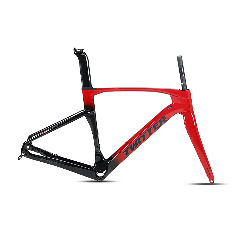 Carbon Fiber Aero Bike Frame 700C Road Bike Carbon Frame Ultra-light Cycling Racing Road Bicycle Frameset