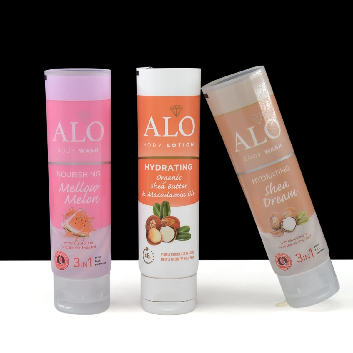 Customized Plastic Empty Tube PE Composite Tube Cosmetic Packaging Squeeze Tube Transparent 20ml40ml60ml80ml