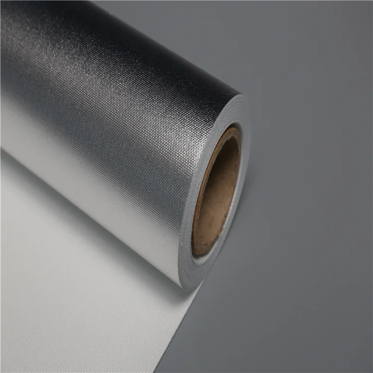 
Ecosolvent silver canvas fabric with inkjet print 600D polyester canvas roll 