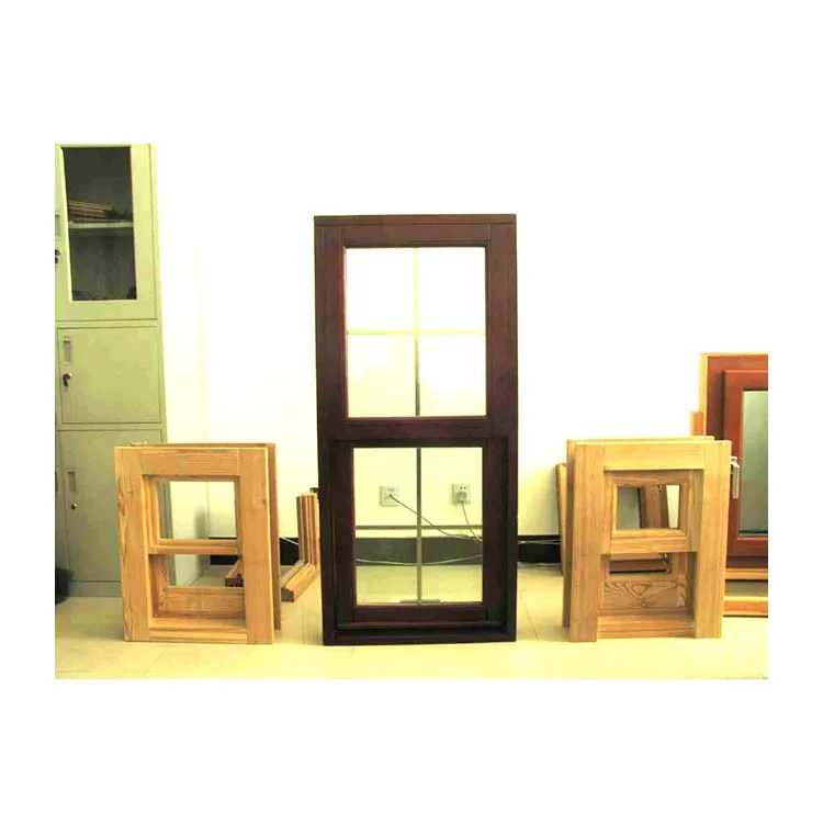 Kdsbuilding Sash Windows Double Wood Single Hung Windows With Double Glazed American style