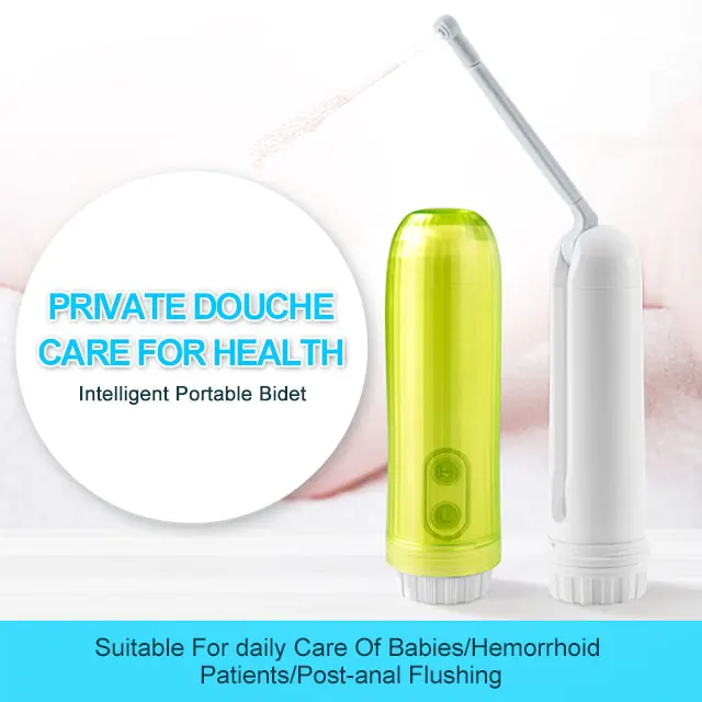 In stock 3 colors personal use bidet hand baby care electric portable bidet travel sprayer