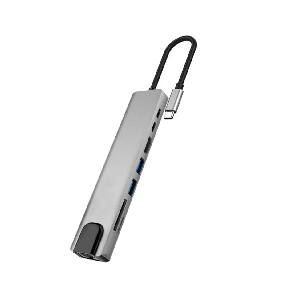  SIPU amazon Лидер продаж 2019 usb Тип c к hdmi адаптеру 8 в 1 комбинированный