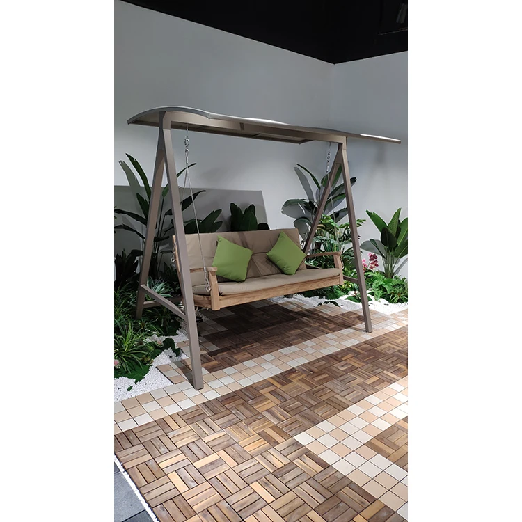 
Популярные качели из тикового дерева для сада и патио 