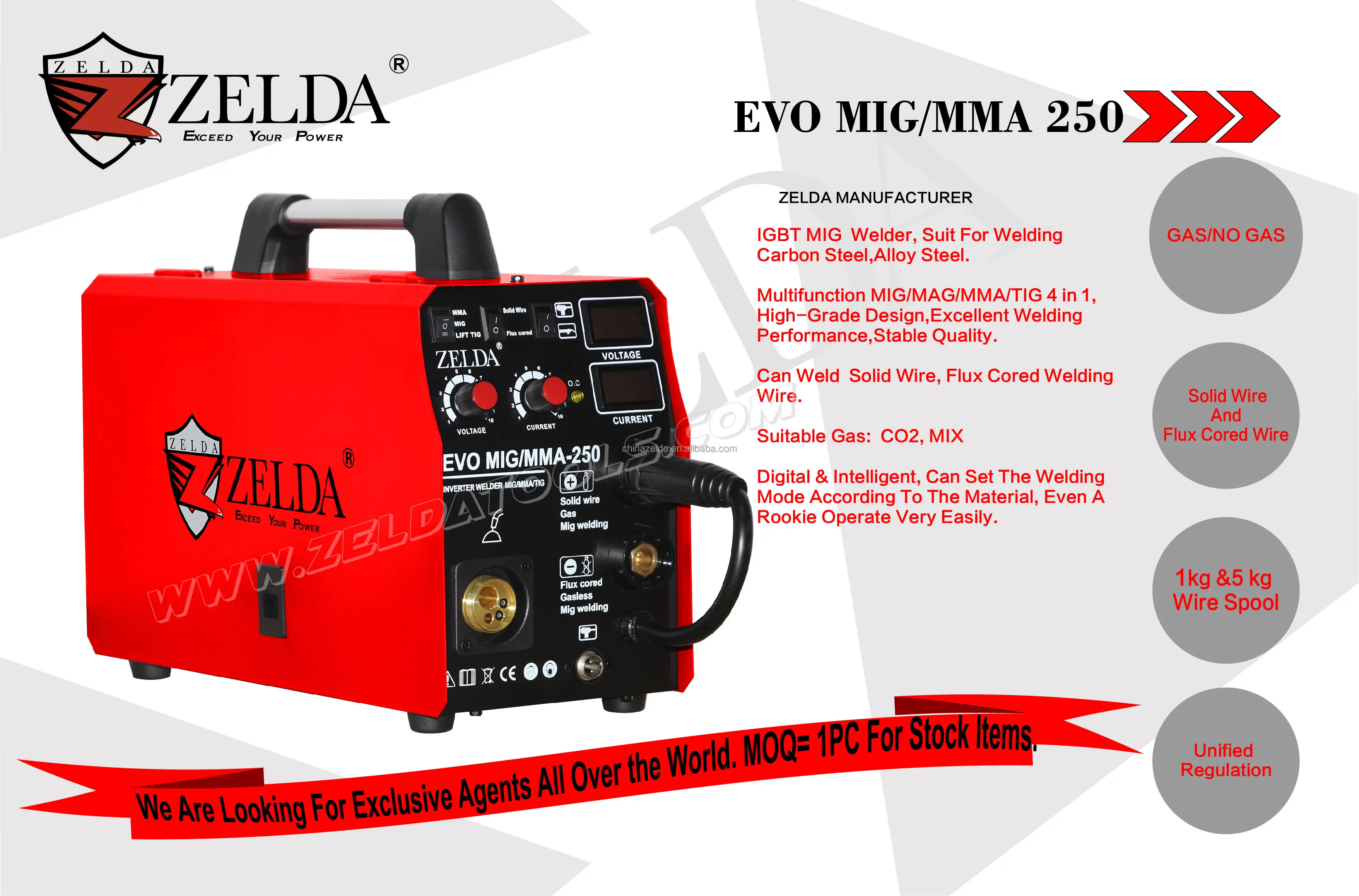mig-250 igbt inverter co2 mig mag welding machine of 220v inverter tig mig mma welding machine