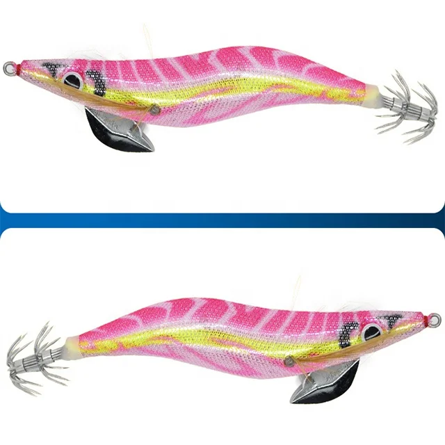 19g 13.5cm Night Fishing With Dead Simulation Shrimp Squid Hook Road Sub-bait Luminous Wood Shrimp