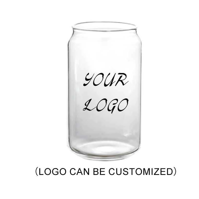 Custom DIY Print Sublimation blank glasses tumbler cola bottle soda shape beer can tea water set glass cup drinking