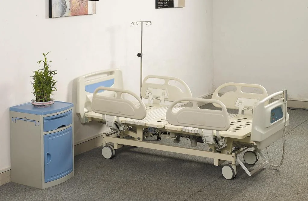 Multifunctional deluxe ICU hospital bed electric five functions patient nursing care bed(HR-851)