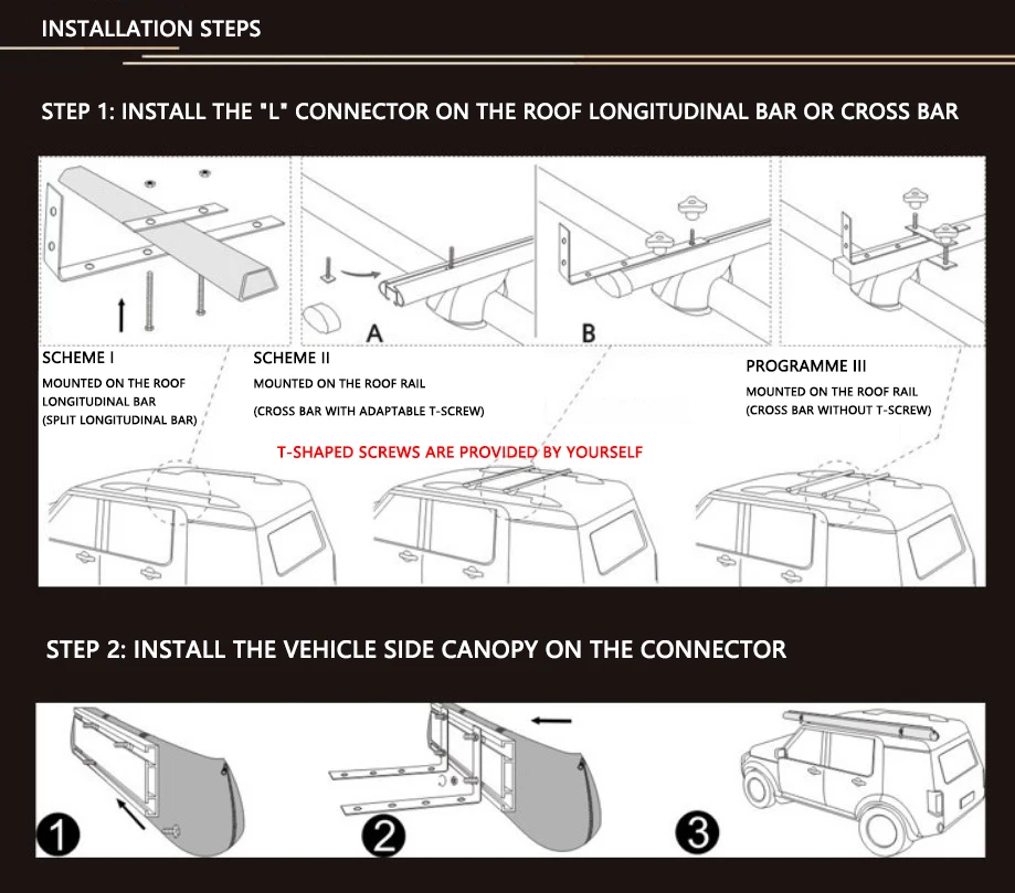 Truck Camping For Suv Canopy Mobile  Car Outdoor Awning Tent