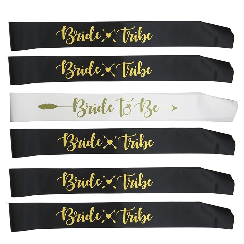 2021 New Rose gold sash games bachelorette party decorations Bride to be  veil balloons Bride to be sash Custom