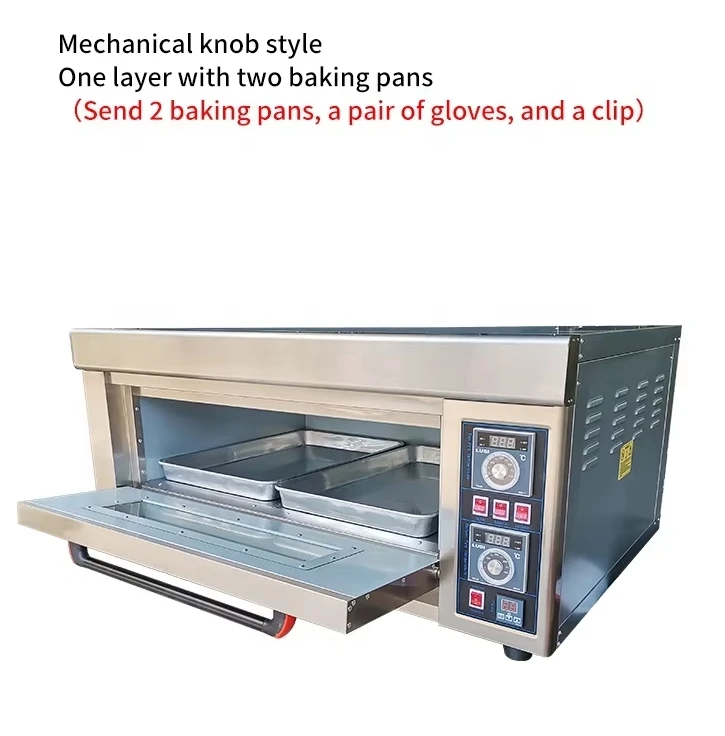 3 deck 6 trays commercial kitchen oven bakery machine equipment baking bread