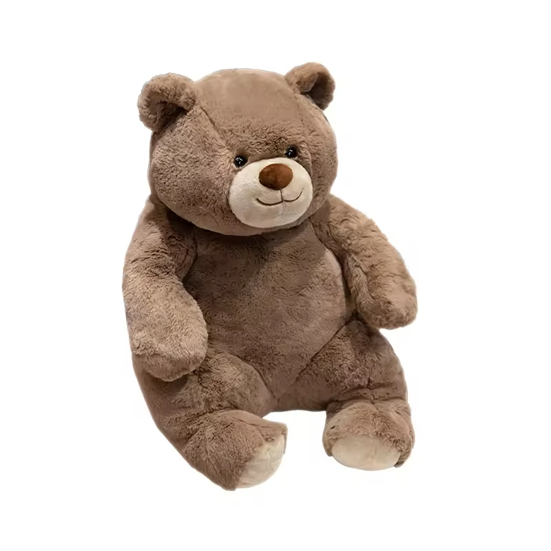 HECION 2024 Hot Sale Cute Bear Panda Dinosaur Stuffed Animal Toys Soft Big Bear Stuffed Plush Toys Baby Cute Bear Dolls