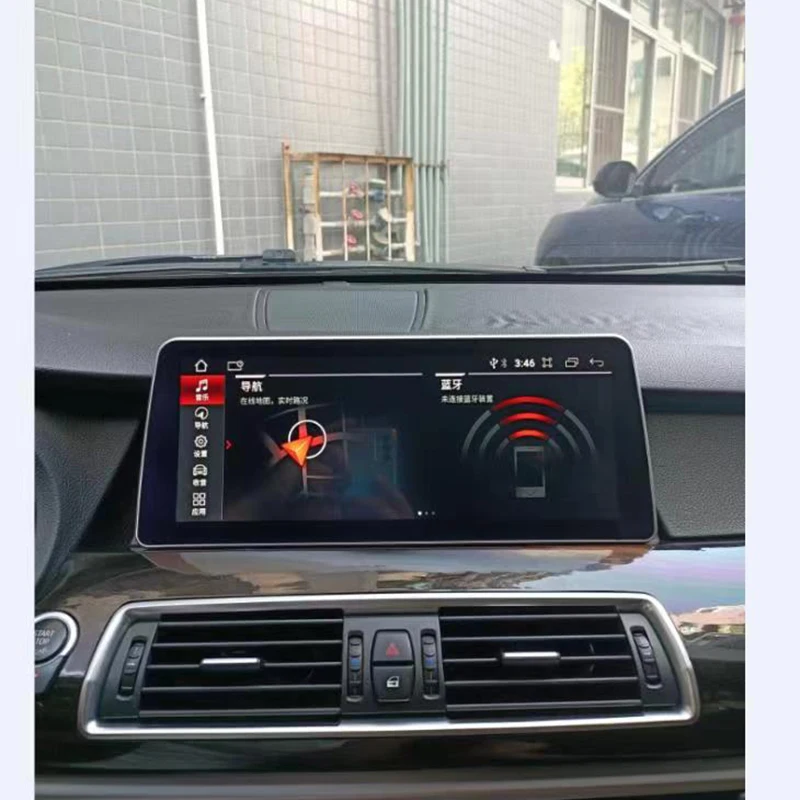 12.3 Inch Android 12 Wireless Carplay For BMW 7 Series F01 F02 CIC NBT System Car Player Multimedia Navigation 8G 128g Memory