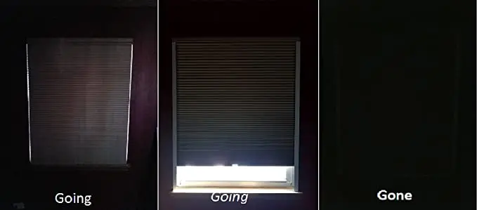 100% Blackout Light Blocker PVC for zebra blinds Light Blocking Strips roller shades honeycomb blinds block light