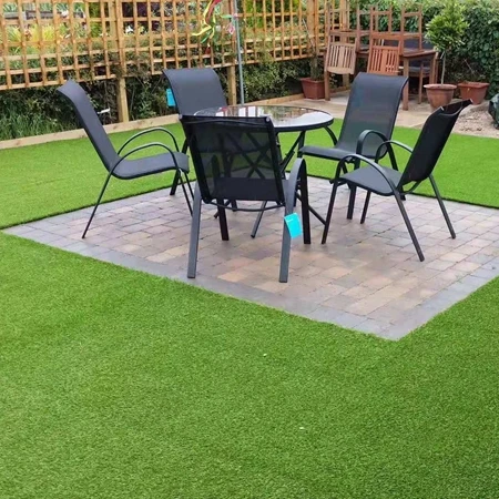 Fire resistant durable material artificial grass playground synthetic grass