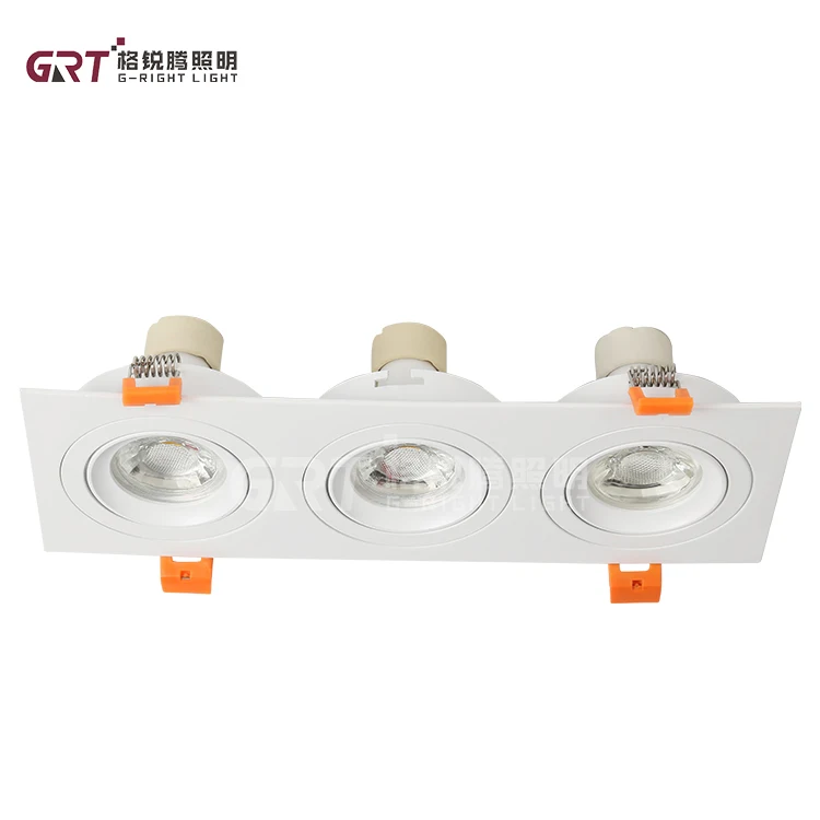 High Power Recessed Ceiling Surface Mounted Customizable Wattage Embedded COB GU10 LED Down Lamp