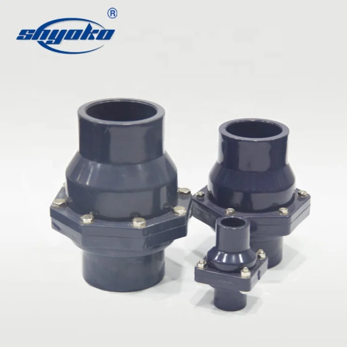 
Wholesale PN16 plastic spring non return valve pvc 