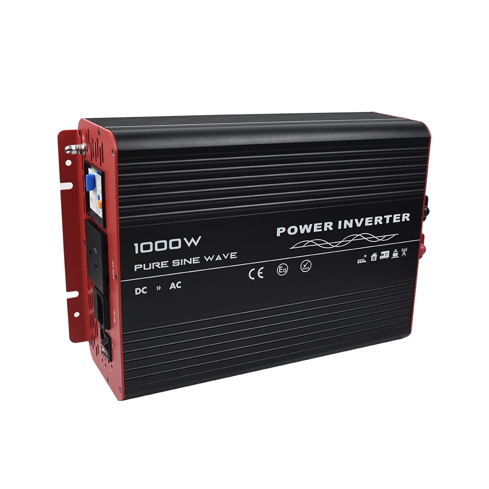 1000W RCD Inverter Pure Sine Wave DC 12V/24V To AC 220V/230V/240V CE-EMC/LVD Certificate 11 Years Factory